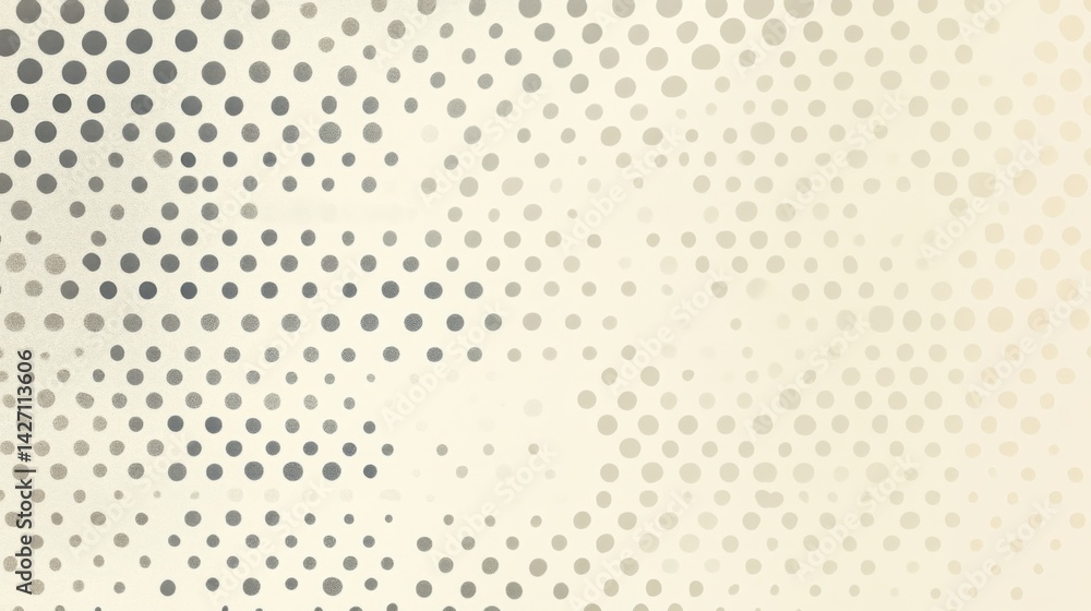 Poster abstract background with soft ecru tones dotted design and eggshell paper texture