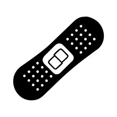 bandage icon, bandage silhouette vector illustration-simple silhouette illustration of bandage,bandage vector