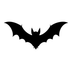bat icon, bat silhouette vector illustration-simple silhouette illustration of bat,bat vector