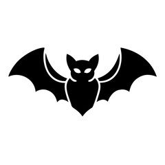 bat icon, bat silhouette vector illustration-simple silhouette illustration of bat,bat vector