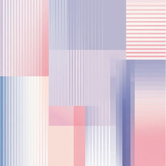 Minimalist abstract geometric pattern illustration, gradient pastel color scheme, modern Scandinavian-inspired design, clean vector-style rendering