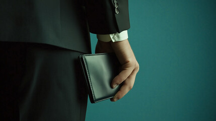 businessman holding a briefcase