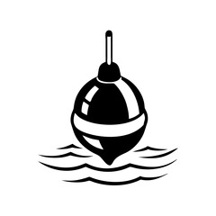 buoy icon, buoy silhouette vector illustration-simple silhouette illustration of buoy,buoy vector