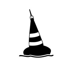 buoy icon, buoy silhouette vector illustration-simple silhouette illustration of buoy,buoy vector
