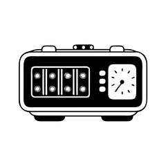 digital clock icon, digital clock silhouette vector illustration-simple silhouette illustration of digital clock,digital clock vector