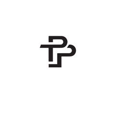 Obraz premium TPP Letter monogram Initial Logo Design Template Vector Illustration. TPP elegant and Professional icon design