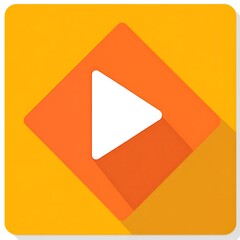 An orange and yellow icon indicating media playback controls