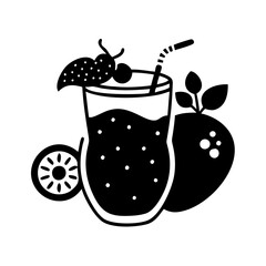 green smoothie icon, green smoothie silhouette vector illustration-simple silhouette illustration of green smoothie,green smoothie vector