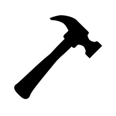 hammer icon, hammer silhouette vector illustration-simple silhouette illustration of hammer,hammer vector