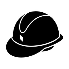 hard hat icon, hard hat silhouette vector illustration-simple silhouette illustration of hard hat,hard hat vector