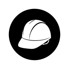 hard hat icon, hard hat silhouette vector illustration-simple silhouette illustration of hard hat,hard hat vector