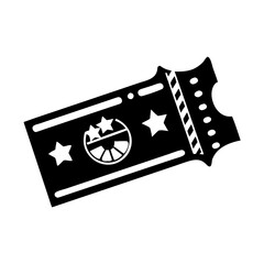 movie ticket icon, movie ticket silhouette vector illustration-simple silhouette illustration of movie ticket,movie ticket vector