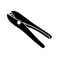 nail clippers icon, nail clippers silhouette vector illustration-simple silhouette illustration of nail clippers,nail clippers vector