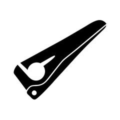 nail clippers icon, nail clippers silhouette vector illustration-simple silhouette illustration of nail clippers,nail clippers vector