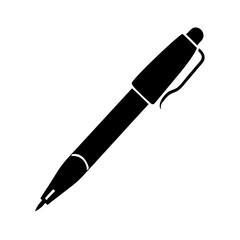pen icon, pen silhouette vector illustration-simple silhouette illustration of pen,pen vector