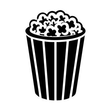 recommend clip art: popcorn bucket icon, popcorn bucket silhouette vector illustration-simple silhouette illustration of popcorn bucket,popcorn bucket vector