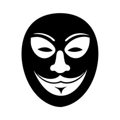 privacy mask icon, privacy mask silhouette vector illustration-simple silhouette illustration of privacy mask,privacy mask vector