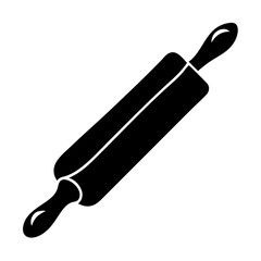 rolling pin icon, rolling pin silhouette vector illustration-simple silhouette illustration of rolling pin,rolling pin vector