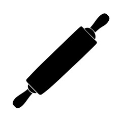 rolling pin icon, rolling pin silhouette vector illustration-simple silhouette illustration of rolling pin,rolling pin vector