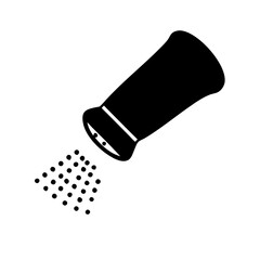 salt shaker icon, salt shaker silhouette vector illustration-simple silhouette illustration of salt shaker,salt shaker vector