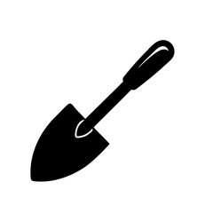 shovel icon, shovel silhouette vector illustration-simple silhouette illustration of shovel,shovel vector
