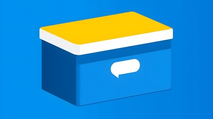 Professional Index Box Bicolor Flat Symbol Vector Icon for Business Documents