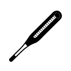 thermometer icon, thermometer silhouette vector illustration-simple silhouette illustration of thermometer,thermometer vector