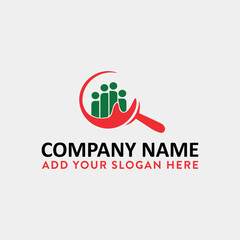business consultant and family consultant logo design vector