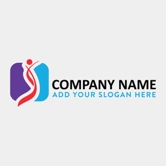 business consultant and family consultant logo design vector