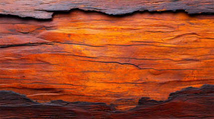 Weathered Wood Plank Texture With Orange Brown Tones