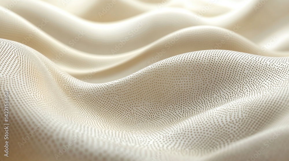 Poster abstract background with soft ecru tones dotted design and eggshell paper texture