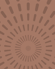 Retro background with rays