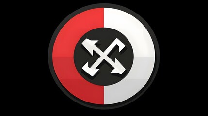 Obraz premium Professional Dollar Exchange Bicolor Rounded Icon for Finance Websites and Applications