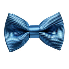 Elegant Blue Bow Tie Fashion Accessory Menswear Style,