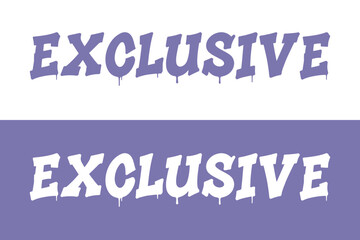 Exclusive Bold Promotional Text Design