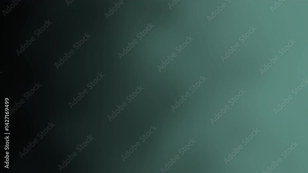 Poster a gradient background featuring shades of teal and dark green, creating a soft and calm visual effec