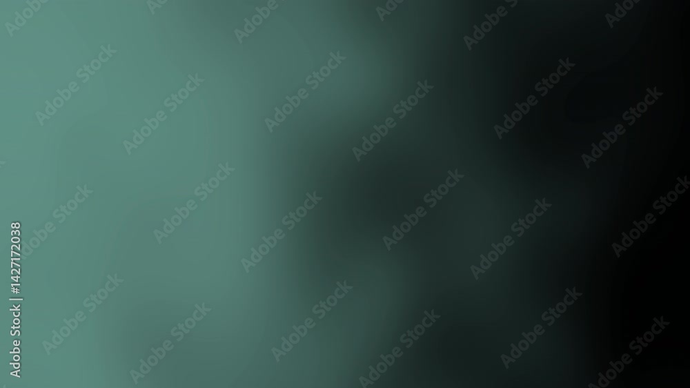 Poster a smooth gradient of teal and dark shades creating an abstract background effect, suggesting depth a
