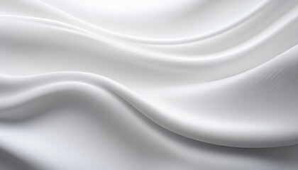 Obraz premium abstract white simple background flowing wave smooth loop motion graphic