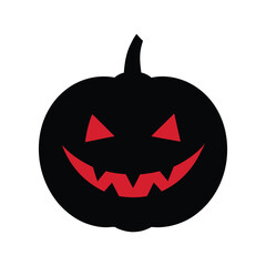 halloween pumpkin isolated on white background