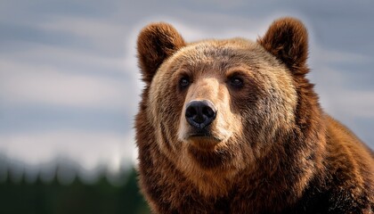 Obraz premium portrait of a brown bear