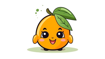 Creative logo design for mango company representing fun and cuteness with a touch of humor