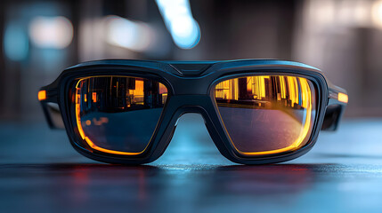 Futuristic Smart Glasses - Innovative Tech Design