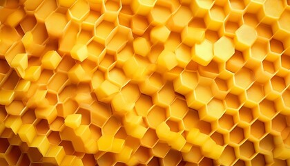 yellow honeycomb closeup background