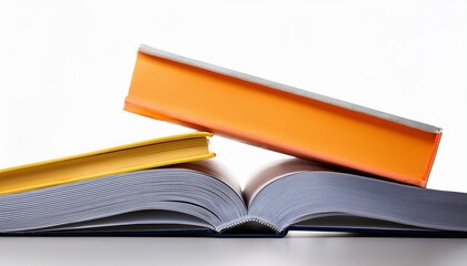 Fototapeta premium books on the white background