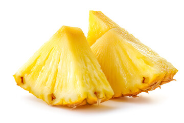 Juicy Pineapple Slices Sweet Tropical Treat Refreshing Summer Delight