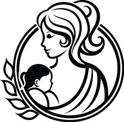 Mama silhouette vector designs 1