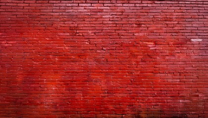 painted red brick wall background