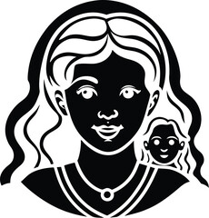 Mama silhouette vector designs 11