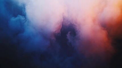 Colorful Smoke Clouds in the Sky