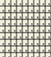 Seamless plaid pattern, brown, cream, suitable for designing clothes such as skirts and pants to add a chic and striking look to your outfit, vector illustration.